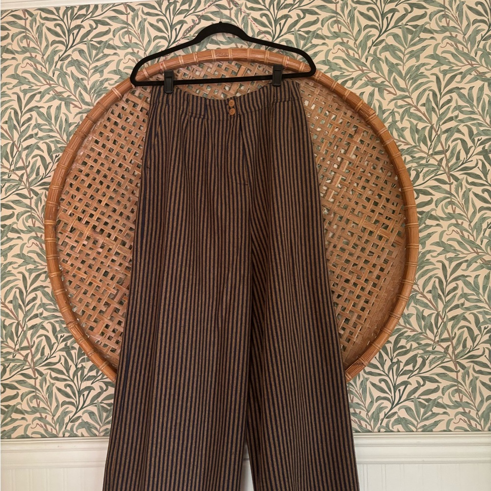Ilana Kohn wool striped trousers Medium